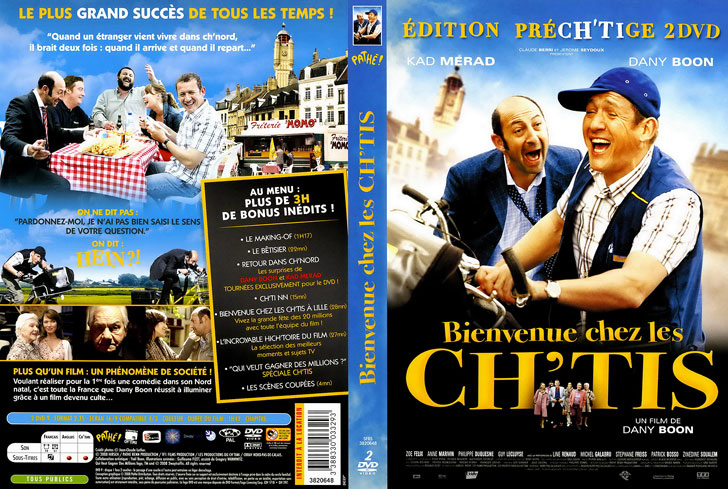 Jaquette DVD Bienvenue chez les Ch'tis Cover