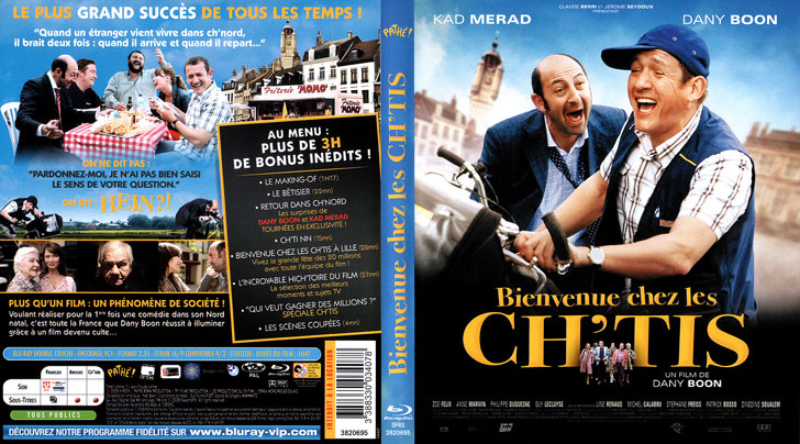Jaquette Blu-ray Bienvenue chez les Ch'tis Cover