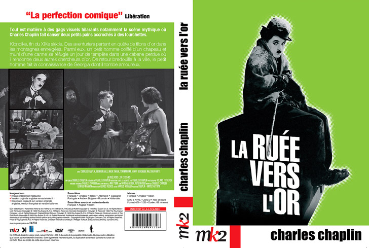 Jaquette DVD La Ruée vers l'or Cover