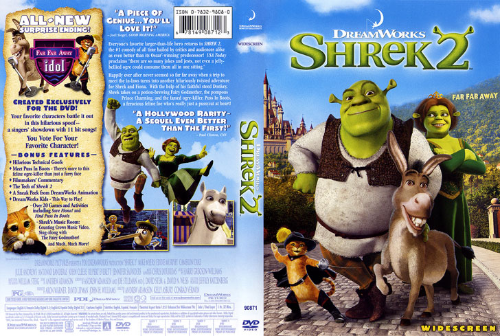 Jaquette DVD Shrek 2 Cover