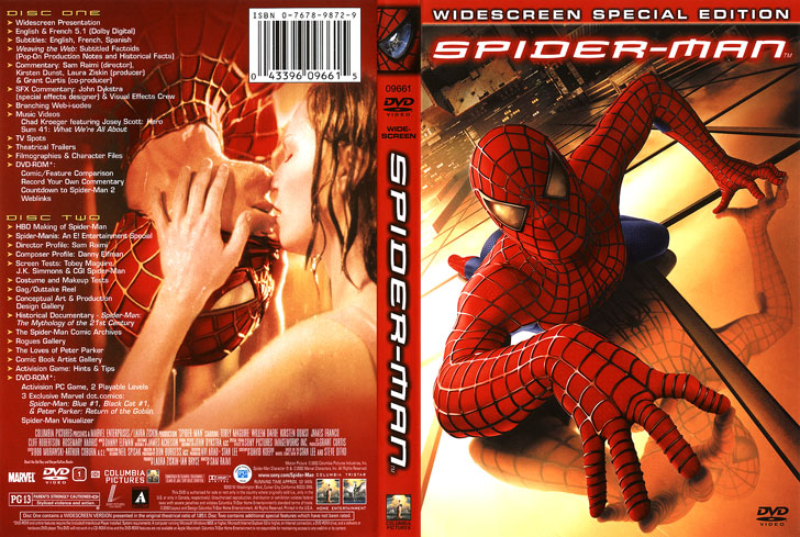 Jaquette DVD Spider-Man Cover