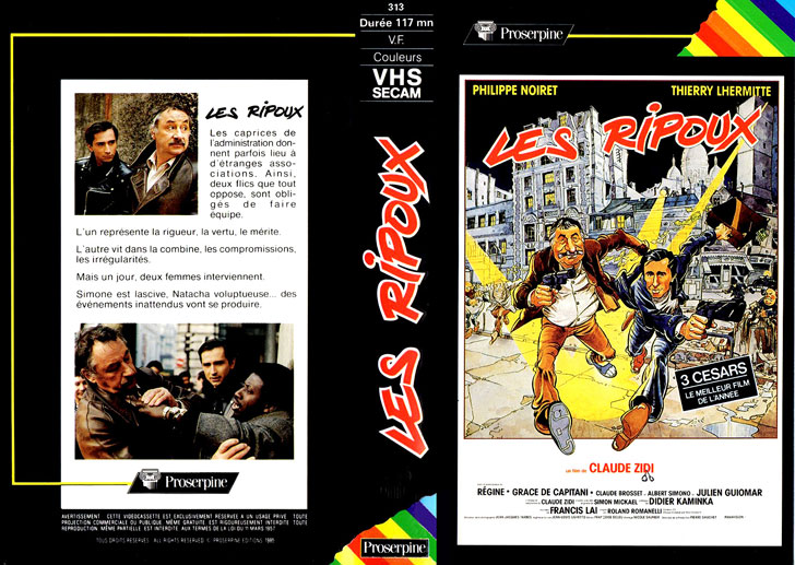 Jaquette VHS Les Ripoux Cover