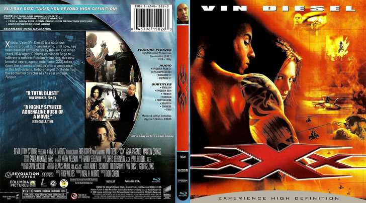 Jaquette Blu-ray xXx Cover