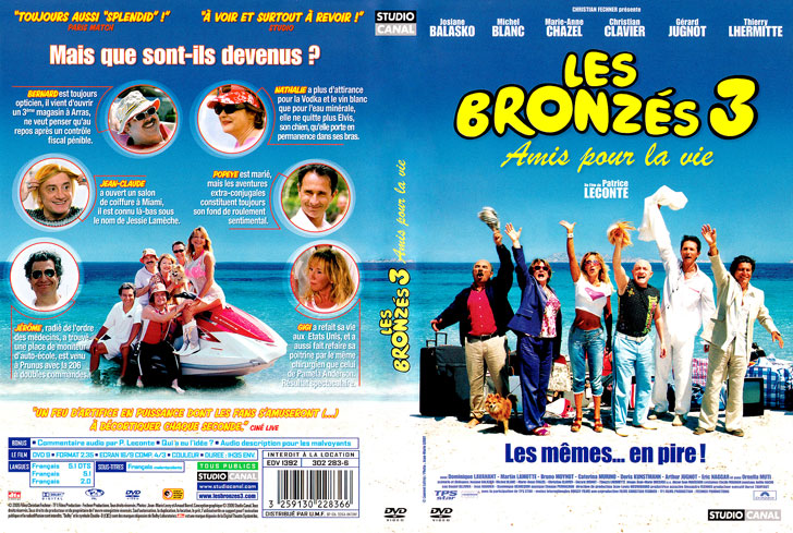 Jaquette DVD Les Bronzés 3 : Amis pour la vie Cover