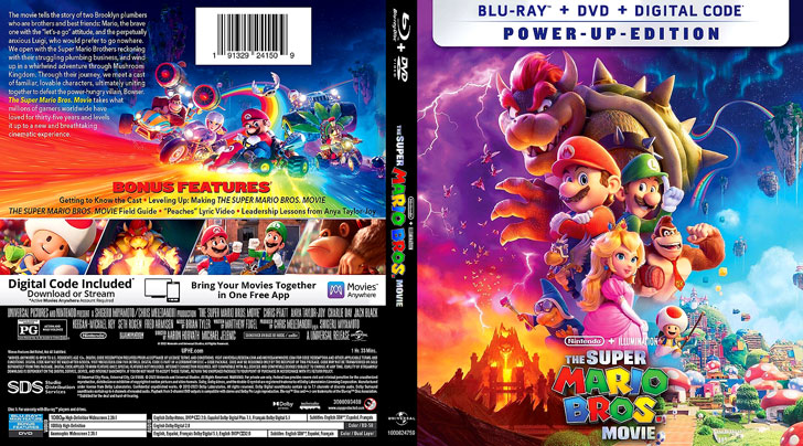 Jaquette Blu-ray The Super Mario Bros. Movie Cover