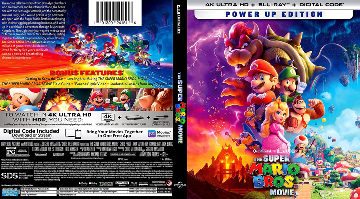 Jaquette 4K Ultra HD The Super Mario Bros. Movie Cover