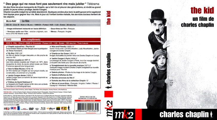 Jaquette Blu-ray The Kid Cover