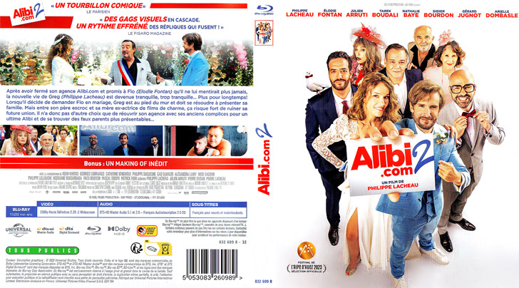 Jaquette Blu-ray Alibi.com 2 Cover