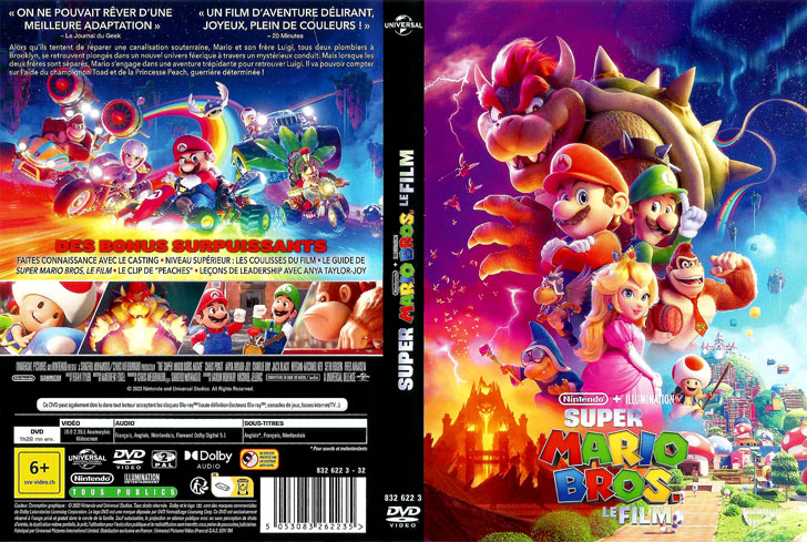 Jaquette DVD Super Mario Bros. Le Film Cover