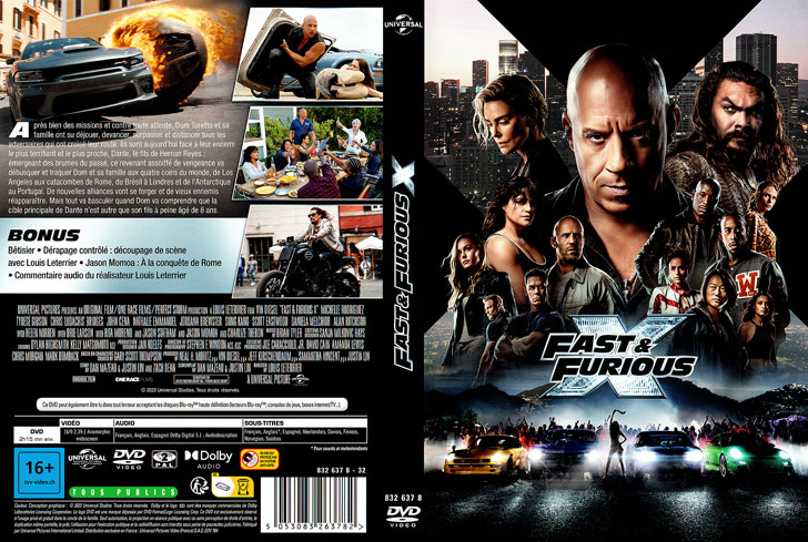Jaquette DVD Fast & Furious X Cover