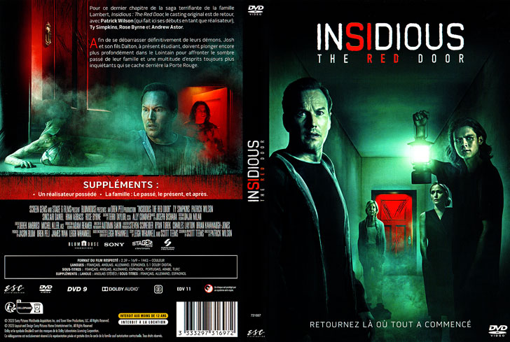 Jaquette DVD Insidious: The Red Door Cover