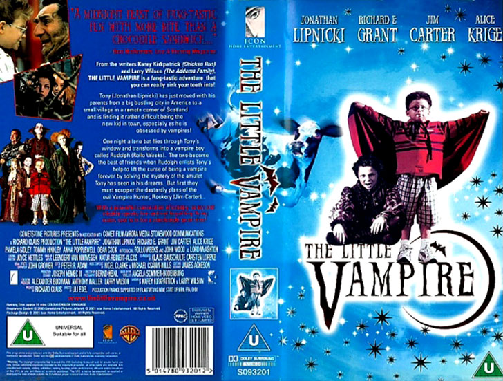 Jaquette VHS The Little Vampire Cover