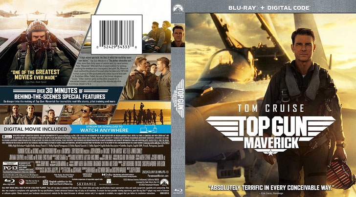 Jaquette Blu-ray Top Gun: Maverick Cover