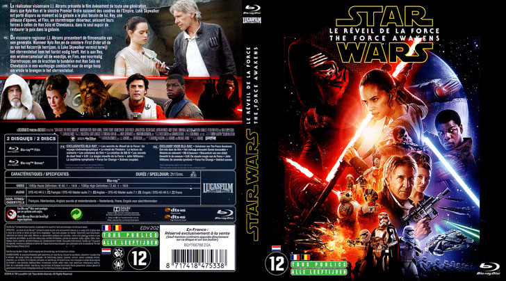 Jaquette Blu-ray Star Wars : Le Réveil de la Force Cover