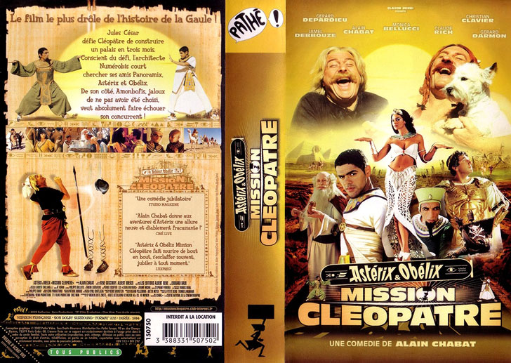Jaquette VHS Astérix & Obélix : Mission Cléopâtre Cover