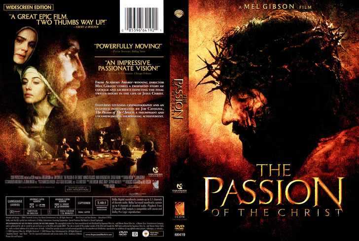 Jaquette DVD The Passion of the Christ Cover