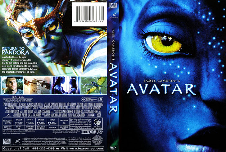 Jaquette DVD Avatar Cover