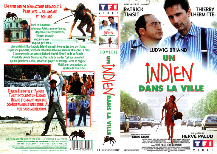 Jaquette VHS Un Indien dans la ville Cover