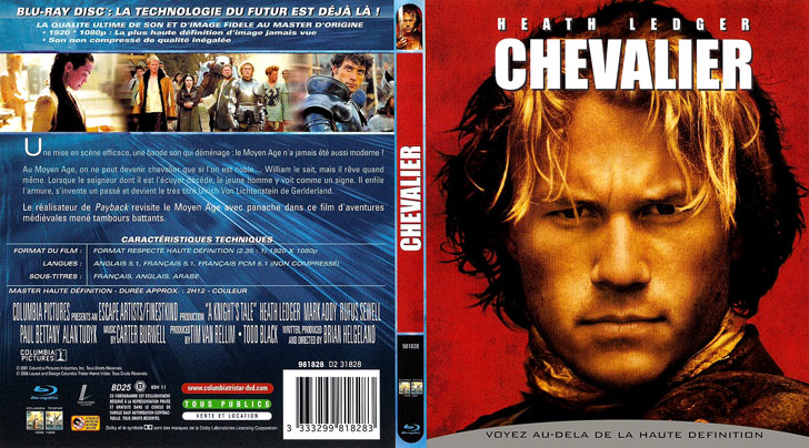 Jaquette Blu-ray Chevalier Cover