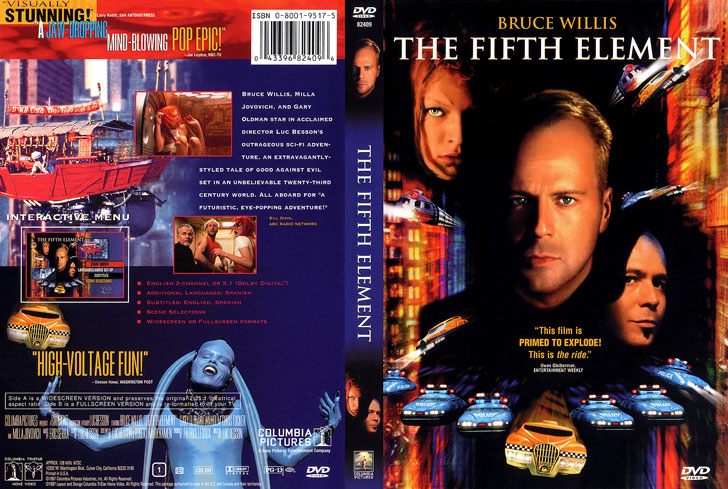 Jaquette DVD The Fifth Element Cover