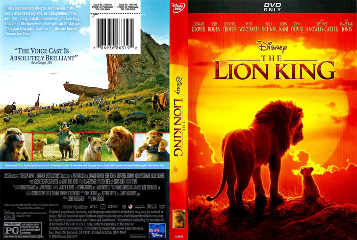 Jaquette DVD The Lion King Cover