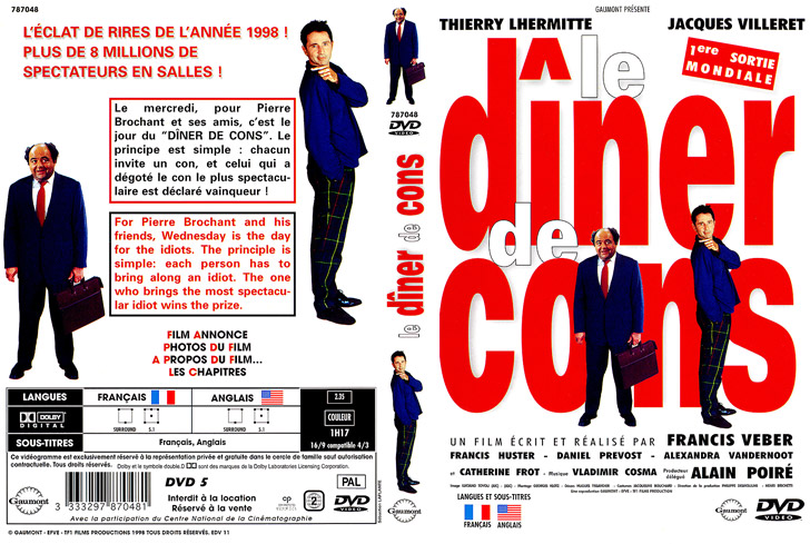 Jaquette DVD Le Dîner de cons Cover