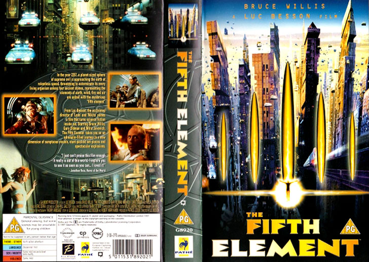 Jaquette VHS The Fifth Element Cover