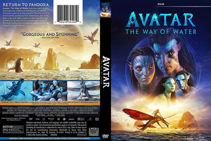 Jaquette DVD Avatar: The Way of Water Cover