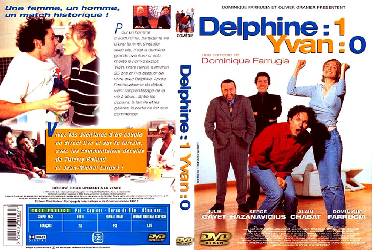 Jaquette DVD Delphine : 1 - Yvan : 0 Cover
