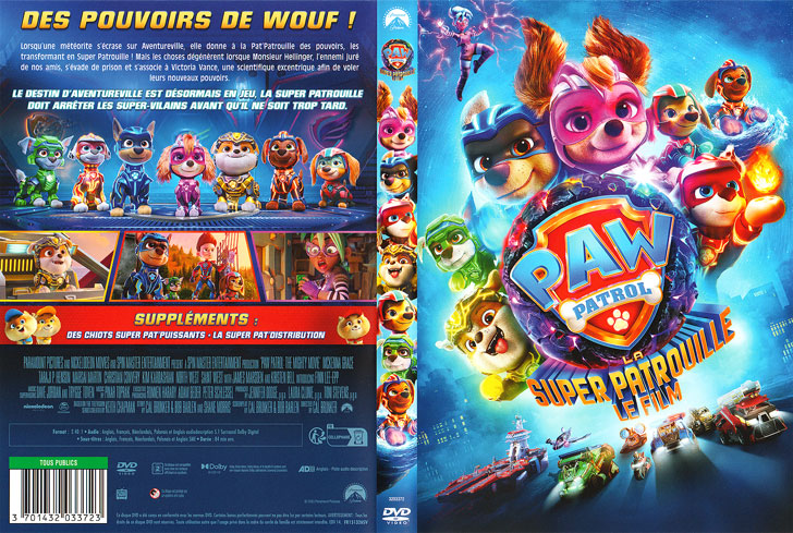 Jaquette DVD PAW Patrol : La Super Patrouille - Le Film Cover