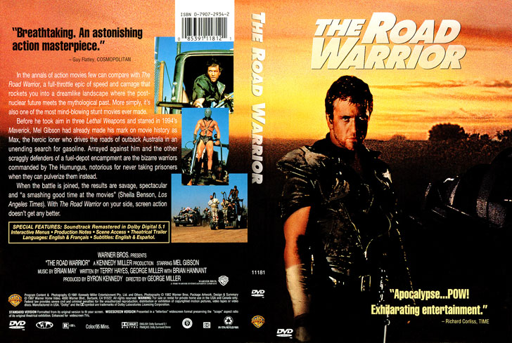 Jaquette DVD The Road Warrior Cover