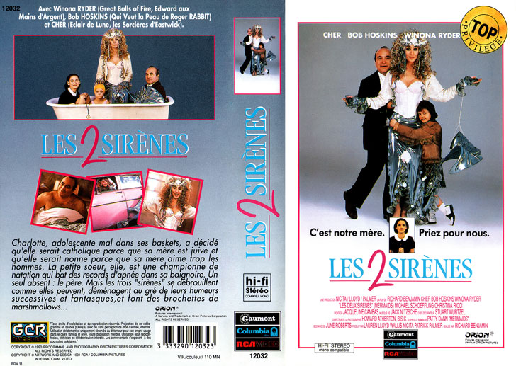Jaquette VHS Les 2 Sirènes Cover