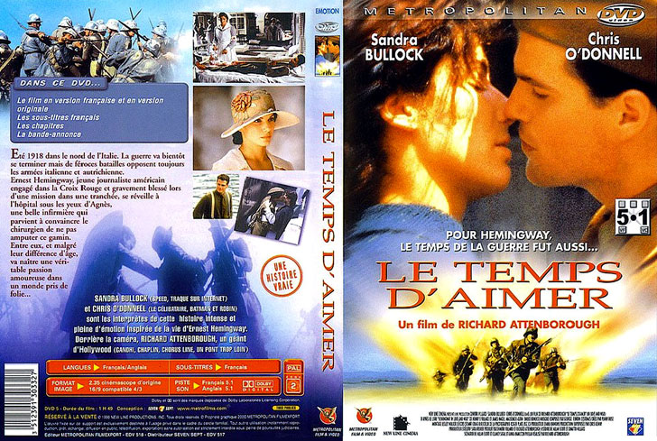 Jaquette DVD Le Temps d'aimer Cover