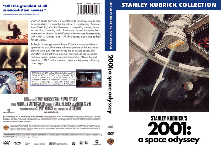Jaquette DVD 2001: A Space Odyssey Cover
