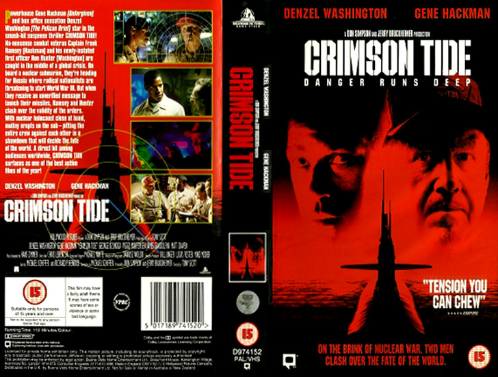 Jaquette VHS Crimson Tide Cover