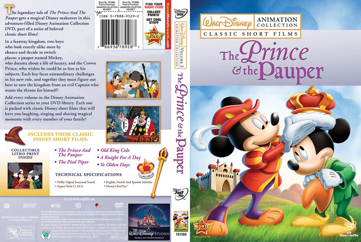 Jaquette DVD The Prince and the Pauper Cover