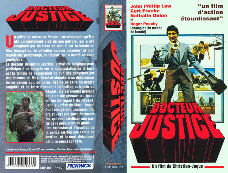 Jaquette VHS Docteur Justice Cover