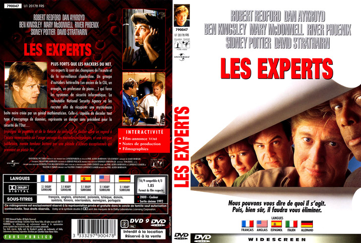 Jaquette DVD Les Experts Cover
